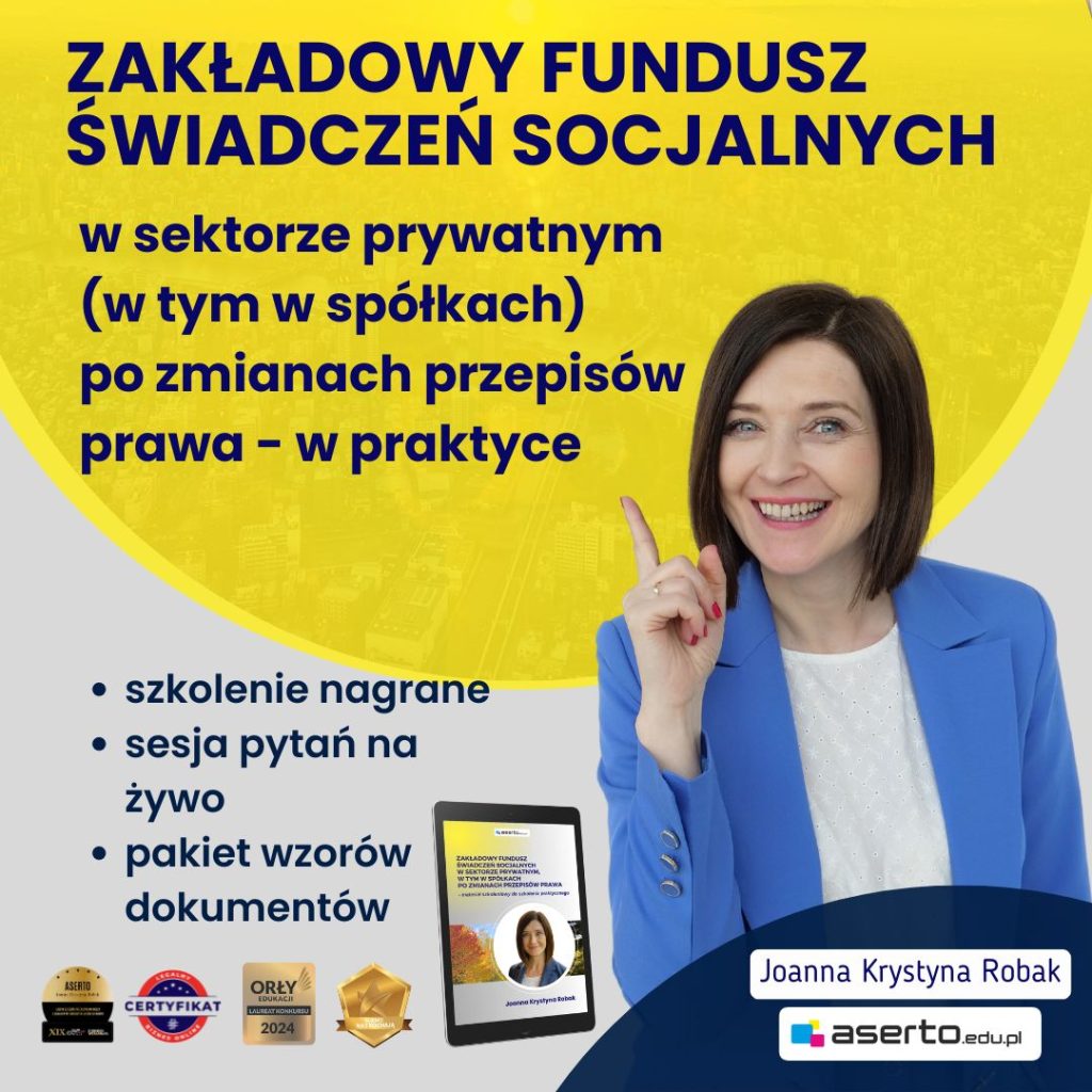 Szkolenie ZFŚS dla firm
